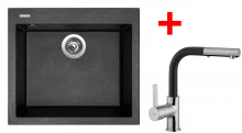 Sinks CUBE 560 Metalblack+ENIGMA S ...